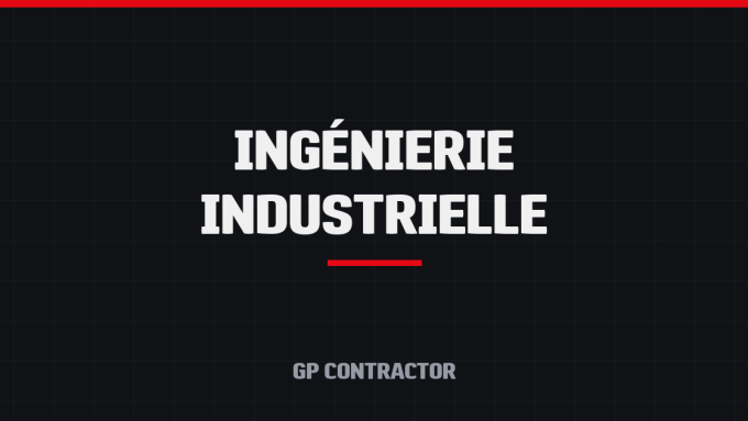 Ingénierie industrielle Maroc
